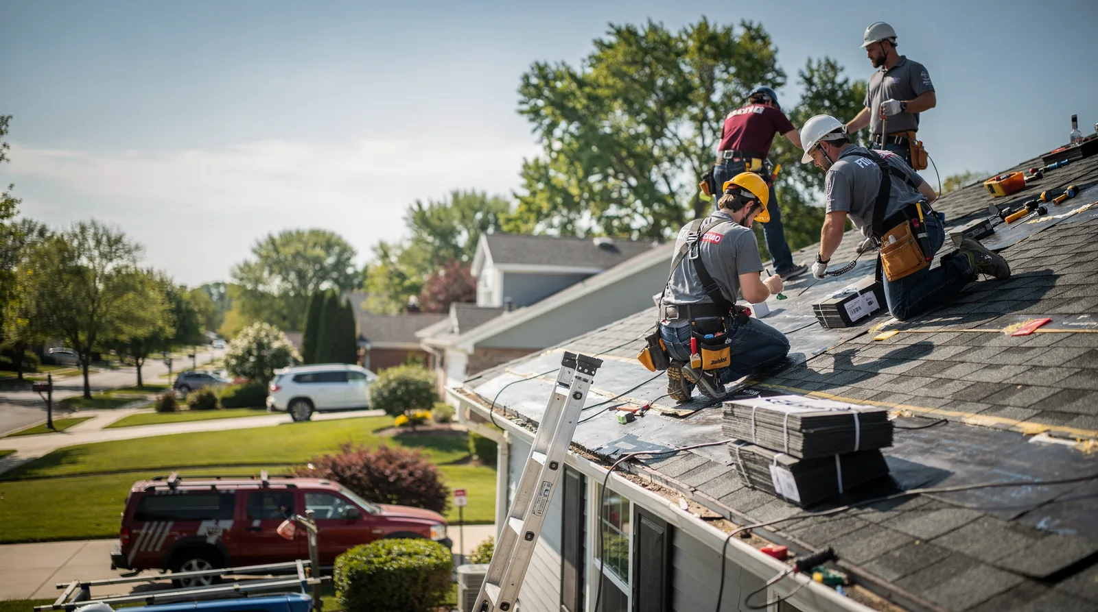 Roof Repair in Stockland, IL around you